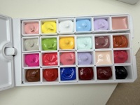 Nouvel Arrivage Transfrontalier : Vernis à Ongles Gel Rotatif à 24 Compartiments, Facile à Estomper pour Effets Dégradés ; Type Transfert Pat-pat