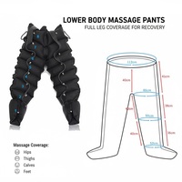 Pantalon de thérapie par compression pneumatique à 8 chambres VU-IPC06, masseur de jambes à compression d'air pour drainage lymphatique du bas du corps
