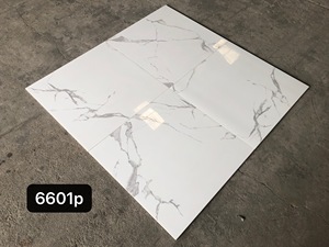 <span class=keywords><strong>Piastrelle</strong></span> in Gres Porcellanato Lucido Bianco Carrara <span class=keywords><strong>60x60</strong></span> per Pareti Interne e Pavimenti del Bagno - Product Image 5