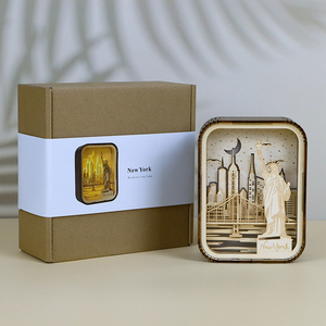 Lámpara de tallado en madera 3D personalizada, estatua de Nueva York, luz nocturna de la libertad, lámpara de escritorio creativa, regalo de turismo Cultural, triangulación de envíos, bienvenida - Product Image 5