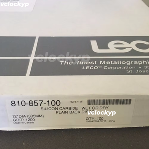 Discos de carburo de silicio LECO 810-857-100 con reverso liso para uso en húmedo o seco - Product Image 2