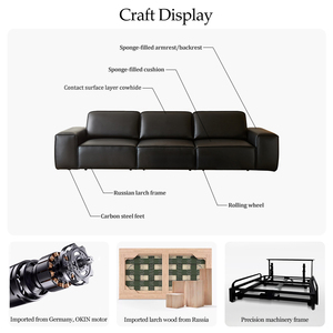 Da hiện đại <span class=keywords><strong>Sofa</strong></span> giường, 3 chỗ ngồi điện ngồi có thể ngả, vải tùy chọn, cho USA/<span class=keywords><strong>AU</strong></span>/EU thị trường, phòng khách, tường hugger thiết kế OEM - Product Image 4