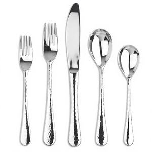 Ensemble de couverts élégants et durables en acier inoxydable avec poignée à motif design, vaisselle attrayante pour la décoration de fête et les cadeaux - Product Image 1