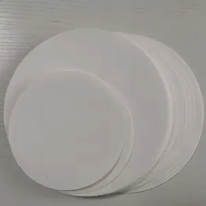 Külsüz kantitatif laboratuvar filtre yaprak kağıt 150 mm çaplı akış hızı 100 paket