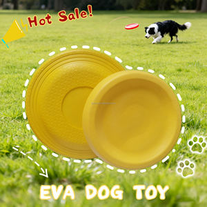 Disque volant pour chien en mousse EVA naturelle, écologique, inodore, jouet à mâcher pour chien, entraînement en plein air - Product Image 1
