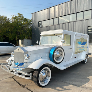 Carro de servicio funerario eléctrico estilo caballo de lujo, coche fúnebre eléctrico clásico Vintage para transporte especial - Product Image 2