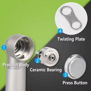 Hot Verkoop 2 En 4 Holes <span class=keywords><strong>Super</strong></span> Koppel Standaard Hoofd Led Handstuk E-Generator Lucht Turbine Drukknop Voor Tandarts Tandheelkundige Handstuk - Product Image 4