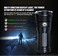TANK007 KC11 haute lumens Linterna lampe de poche de travail rechargeable lampe torche haute puissance longue portée lampe de poche LED super lumineuse