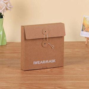 Custom Kraft <b>Paper</b> Envelope Box with Embossing & Matt Lamination Biodegradable Eco-Friendly Packaging Handmade Business Use - Product Image 1