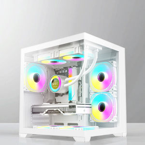 Boîtier <span class=keywords><strong>PC</strong></span> de jeu ATX <span class=keywords><strong>pas</strong></span> <span class=keywords><strong>cher</strong></span>, nouveau design personnalisé MITX, boîtier d'ordinateur de table <span class=keywords><strong>PC</strong></span> RGB - Product Image 1