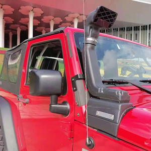ABS negro mate para <span class=keywords><strong>Jeep</strong></span> Wrangler <span class=keywords><strong>Jk</strong></span> 2007-2017 Kits de esnórquel para coche 4x4 sistema de admisión de aire todoterreno Dispositivo de vadeo compatible con Tacoma FJ - Product Image 1