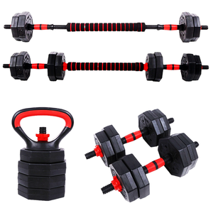 Gym Equipment Fitness <strong>Dumbells</strong> 10kg <strong>15kg</strong> 20kg 30kg 40kg 50kg Quickly Adjustable Weight Dumbbell and Barbell Sets - Product Image 1