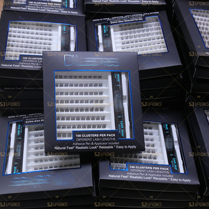 Kit de Extensiones de Pestañas DIY, Pestañas en Racimo, Venta al por Mayor de Fábrica, Libro de Pestañas en Racimo - Product Image 5