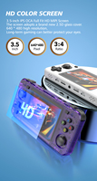 Konsol Video Game Retro R36H 3000 Mah Layar 3.5 Inci Sistem Linux Arkos2.0 Asli Resolusi 640X480 Mendukung PSP PS1