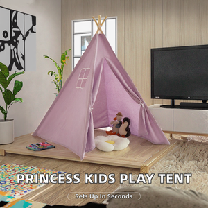 Tienda de juegos <span class=keywords><strong>infantil</strong></span> de algodón ligera y plegable para sesiones de fotos en interiores, bebés y niños pequeños, 118 cm, decoración festiva - Product Image 6