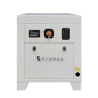 Máy Nén Khí Trục Vít Nhỏ 3KW 4HP Một Pha Im Lặng Máy Nén Khí Quay 110V 220V 230V Yên Tĩnh Di Động Dây Đai Im Lặng