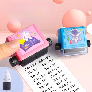 MADS - Sello Rodante de Matemáticas <span class=keywords><strong>para</strong></span> Niños de Primaria, Herramienta <span class=keywords><strong>para</strong></span> Hacer Preguntas de Suma, Resta, Multiplicación y División - Product Image 4