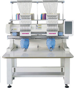 RONMACK RM-2100HC-F (400*500mm) 2Head PLC Flat Embroidery <b>Machine</b> Computerized Double Head - Product Image 1