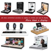Écouteurs et écouteurs en acrylique de comptoir personnalisés d'approvisionnement d'usine Offre Spéciale présentoirs en acrylique