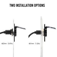 Kit de paso de cable CNC de aluminio para pared, compatible con Starlink Mini, puerto de entrada de cable impermeable para RV, barco, furgoneta