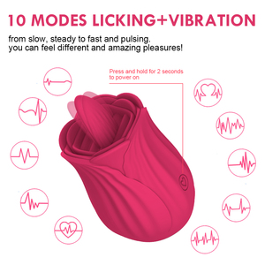 Rosa a tema per adulti vibratore per il capezzolo clitoride stimolazione della lingua masturbazione <span class=keywords><strong>e</strong></span> Boob vibratore prodotto - Product Image 3