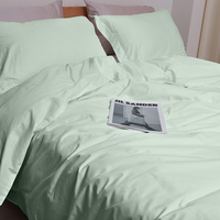 Ensemble de housse de couette HFW personnalisé 100% coton 200TC avec taie d'oreiller, taille Queen, ensemble de literie, vente en gros directe d'usine