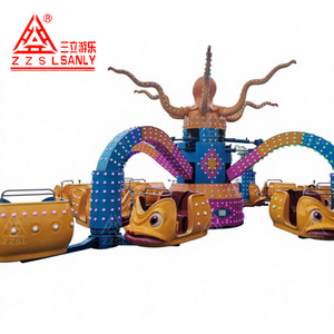 <span class=keywords><strong>Manège</strong></span> Carrousel Octopus Lumineux LED Extérieur à Contrô<span class=keywords><strong>le</strong></span> Manuel, 30 Places, 13m <span class=keywords><strong>de</strong></span> Diamètre, Certifié CE, pour Visites Nocturnes Très Attrayantes - Product Image 4
