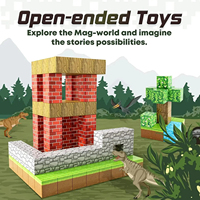 Nouveau Design STEM Montessori Jouets Sensoriels Blocs de Construction Magnétiques Cubes