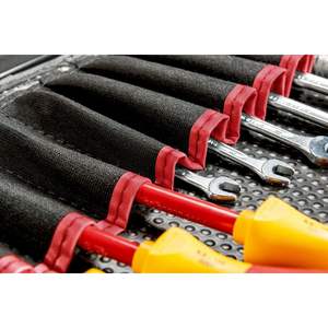 Estuche para Herramientas Parat con 25 Bolsillos, Panel de Mantenimiento de Nylon de Doble Cara con Forro de Eva Oxford - Product Image 3