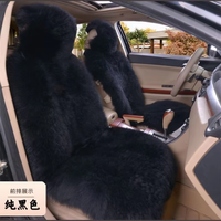 Housse de siège de voiture universelle de nouveau style 2024 avec accessoire intérieur élégant en fourrure artificielle pour Land Cruiser