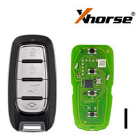 Clé intelligente universelle Xhorse XSCH01EN XM38, télécommande 4 boutons style LSL, prend en charge les puces 8A/4D/4A, compatible avec les outils VVDI.