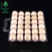 Contenitore per Uova Fresche di Gallina Trasparente in PET, Riciclabile, con 30 Cavità, Portatile, Usa e Getta, Prezzo di Fabbrica