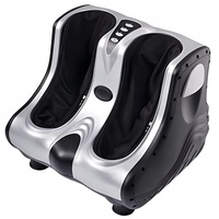 Appareil de massage des pieds pour pieds et jambes fatigués, avec chauffage et contrôle de la minuterie, augmente la circulation sanguine grâce au massage par pétrissage profond, 110-220V