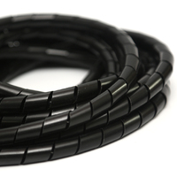 Banda Espiral de Polietileno Rentable para Envolver Cables, Funda Flexible para Cables, Protector de Cables, Se Puede Personalizar el Color y las Especificaciones