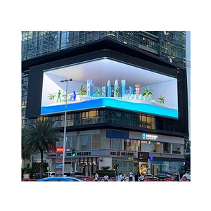 Écran d'affichage mural LED numérique extérieur VR <span class=keywords><strong>AR</strong></span> 3D Vision P6 P8 P10, écran LED incurvé 3D HD extérieur - Product Image 1