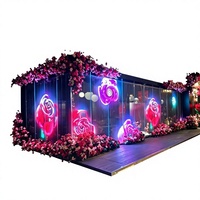 Écran LED holographique invisible P3.91 Muxwave avec protection IP65, taille personnalisable pour la publicité murale