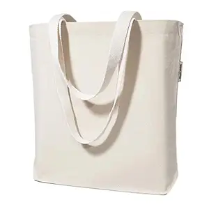 Mingyu กระเป๋าผ้าใบสีขาวหรืออูฐพิมพ์ลายออกแบบได้ตามต้องการสำหรับช้อปปิ้งกลางแจ้ง