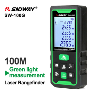 เครื่องวัดระยะเลเซอร์ SNDWAY SW-100G 100 ม. สีเขียว พร้อมแบตเตอรี่ลิเธียม 850mAh - Product Image 2
