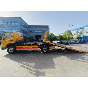 Dongfeng Huashen 4X2 One-Tow-Two Wrecker <b>Truck</b> <b>Flatbed</b> Tow <b>Truck</b> for Road Rescue - Product Image 5
