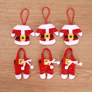 New Arrivals Christmas Tableware <b>Holder</b> Pockets <b>Knifes</b> Forks Bag Cover Xmas Cutlery <b>Holder</b> Christmas Table Decorations - Product Image 6