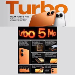 Original Neu 16GB+512GB 6,83 Zoll HyperOS <span class=keywords><strong>3</strong></span> Dimensity 9500s REDMI Turbo 5 Max Smartphones - Product Image 4