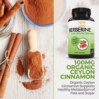 Suppléments d'extrait de plantes Chlorhydrate de berbérine Hcl 400mg 500mg Capsules de berbérine Soutien immunitaire