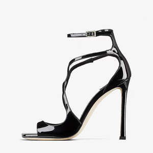 Disponibles, Recomendación Caliente, Tacones Altos Stiletto con Punta Abierta y Botones Cruzados, Primavera-Verano 2026 - Product Image 5