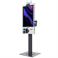 32" High-Stability Self-Service Payment Kiosk, Supports Multiple CPUs & Payment Methods