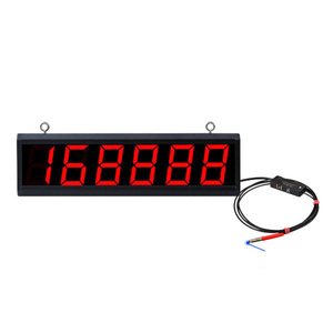 เครื่องนับอุตสาหกรรมอัจฉริยะแบบสายพานลำเลียงอัตโนมัติพร้อมจอแสดงผล LED ดิจิตอลขนาดใหญ่แบบสองแถว 6 หลัก ใช้เทคโนโลยีอินฟราเรด - Product Image 1