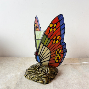 Butterfly <b>Table</b> Lamp Resin Pedestal Desk Light Decorative Accent Lamp for Living Room Bedroom Cafe - Product Image 2