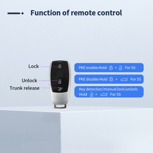 ราคาขายส่งจากโรงงาน ชุดกุญแจอัจฉริยะ EASYGUARD PKE สำหรับรถเบนซ์ที่มีปุ่มสตาร์ทแบบกดติดเครื่องจากโรงงาน (OEM) และระบบ Comfort Access Valet Mode - Product Image 3