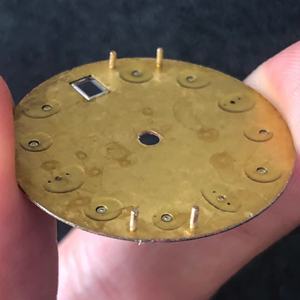 หน้าปัดนาฬิกาเคลือบแบบกำหนดเอง ขนาด 28.5 มม. อุปกรณ์เสริมนาฬิกา สีเขียวเรืองแสง ปรับแต่งโลโก้ได้ฟรี ใช้ได้กับกลไก NH35 - Product Image 6