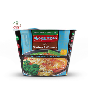ライトラーメン 中国メーカー OEM ハラール麺 海鮮風味 無料サンプル インスタントボウル麺 - Product Image 1