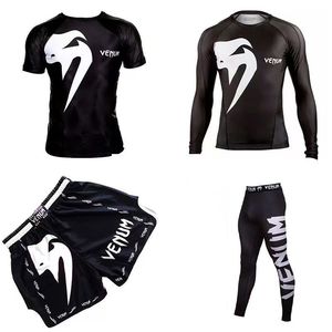 Ensemble de survêtements d'entraînement <span class=keywords><strong>Venom</strong></span> à séchage rapide et respirant, 100 % polyester, 160 g, imprimé numérique, pour hommes et femmes, <span class=keywords><strong>UFC</strong></span>, boxe, gym, arts martiaux - Product Image 5